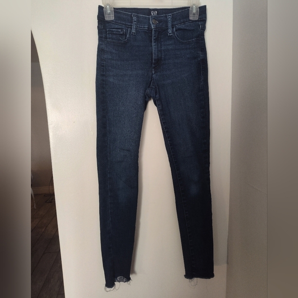 Gap favorite jeggings dark wash ankle size 25 r - Picture 1 of 2